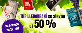 Sklizeň přichází! Je tu thrillerobraní se slevami až 50 %