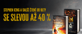 Nejen Stephen King se slevou. Až 40 % na knihy od BETY