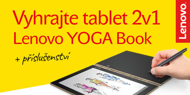 Vyhrajte Lenovo YOGA Book - nejlepšího pomocníka pro knihomoly!