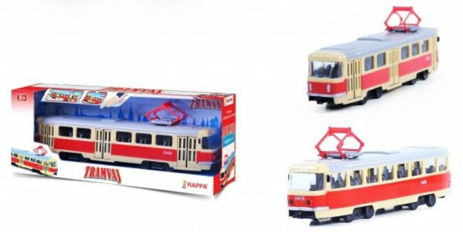 Tramvaj s funkčními dveřmi 27cm | Knihy Dobrovský: Hry pro ...