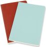Moleskine - zápisníky Volant 2 ks - linkované, oranžový a modrý L