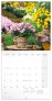 Poznámkový kalendář Zahrady 2025, 30 × 30 cm