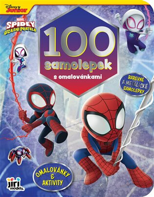 100 samolepek s omalovánkami Spidey - neuveden