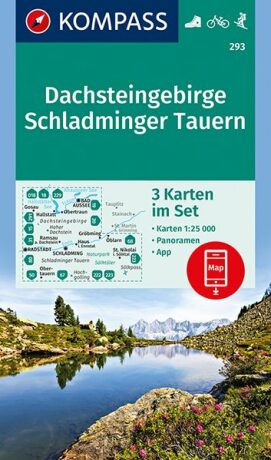 Dachsteingruppe, Schladminger Tauern (sada 3 map )  293  NKOM - neuveden