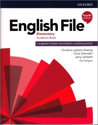 English File Fourth Edition Elementary Student's Book s anglicko-českým slovníčkem a Online Practice - Latham-Koenig Christina