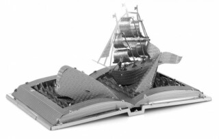 Metal Earth 3D kovový model Moby Dick Book Sculpture - neuveden