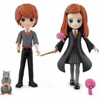 Harry Potter Sada figurek Ron, Ginny, Arnold a Prašivka - neuveden