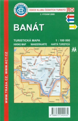 KČT Banát 1:100 000 - Turistická mapa - neuveden