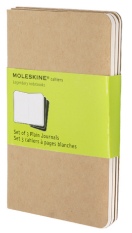 Moleskine - Notesy 3 ks - béžové, čisté S - neuveden