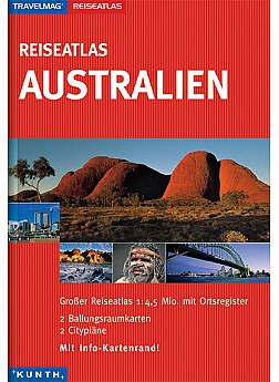 AUSTRÁLIE ATLAS/AUSTRALIEN REISEATLAS - 