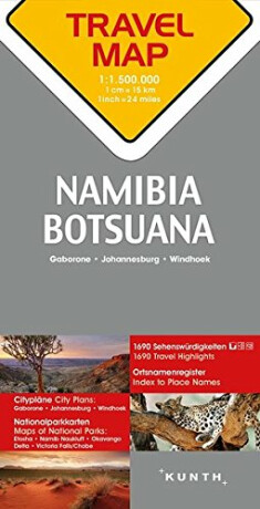 Namibie / Botswana 1:1,5M TravelMap KU (Defekt) - neuveden