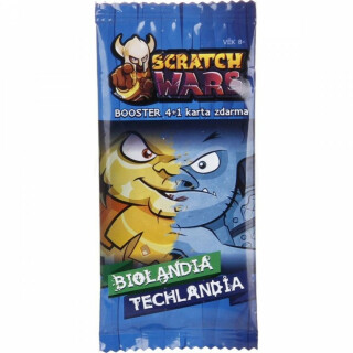 Scratch Wars: Booster flowpack (Biolandia/Techlandia), 4+1 karta - neuveden