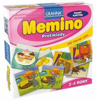 MEMINO Protiklady - Mé první hry 2-4 roky - neuveden