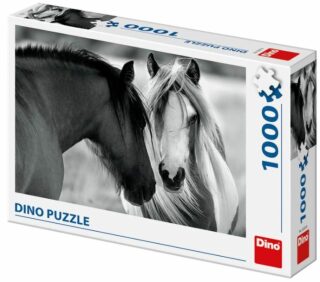 Černobílí koně 1000 puzzle - neuveden