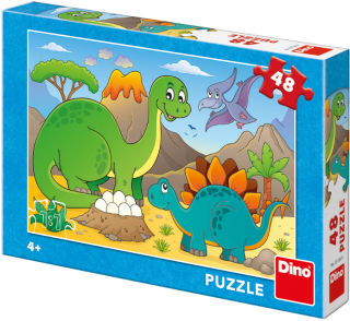 Happy Dino: puzzle 48 dílků - neuveden