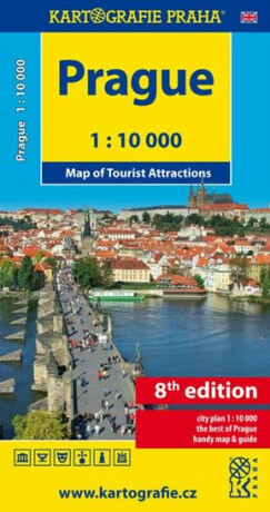 Prague - Map of Tourist Attractions 1:10 tis. - neuveden