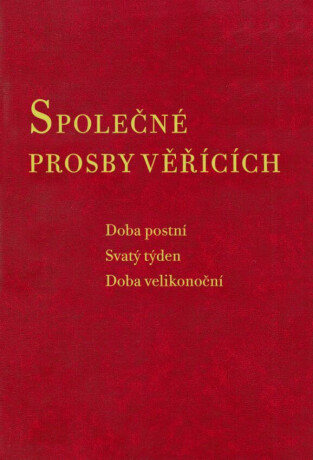 Společné prosby věřících - červené - 