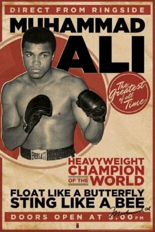 Plakát Muhammad Ali (Vintage) - 