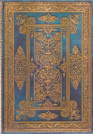 Zápisník Paperblanks - Blue Luxe - Midi linkovaný - 