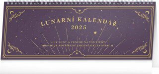 NOTIQUE Stolní Lunární kalendář 2025, 33 x 12,5 cm - neuveden