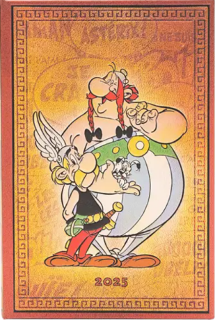 Diář Paperblanks 2025, Asterix & Obelix - 12M, Mini, horizontální - 