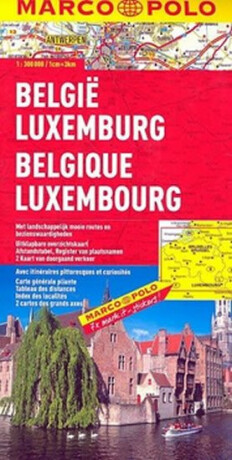 Belgie/Lucembursko/mapa 1:300T MD - neuveden