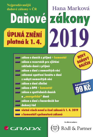 Daňové zákony 2019 - Hana Marková