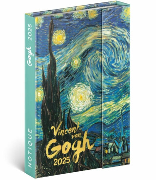 Týdenní magnetický diář Vincent van Gogh 2025 - neuveden