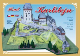 Hrad Karlštejn - Stavebnice papírového modelu (Defekt) - neuveden