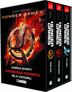 HUNGER GAMES – 1.-3.díl - dárkový box (komplet) - Suzanne Collinsová