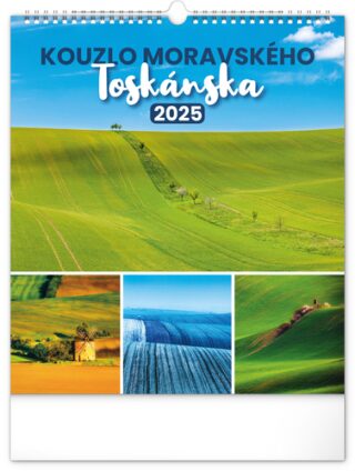 Kalendář 2025 nástěnný: Kouzlo Moravského Toskánska, 30 × 34 cm - neuveden