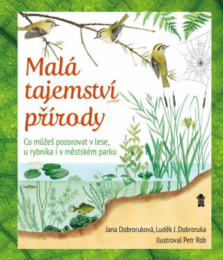 Malá tajemství přírody: Co můžeš pozorovat v lese, u rybníka i v městském parku - Luděk Jindřich Dobroruka,Jana Dobroruková