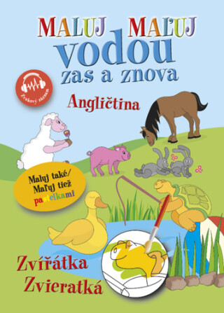 Maluj vodou zas a znova Angličtina Zvířátka - neuveden