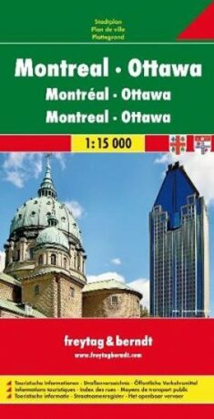 PL 522 Ottawa - Montreal 1:15 000 / plán města - neuveden