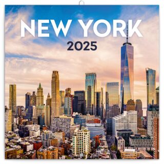 Kalendář 2025 poznámkový: New York, 30 × 30 cm - neuveden