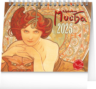 Stolní kalendář Alfons Mucha 2025 - neuveden