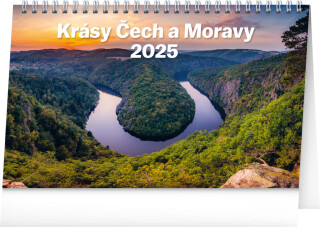 Stolní kalendář Krásy Čech a Moravy 2025 - neuveden