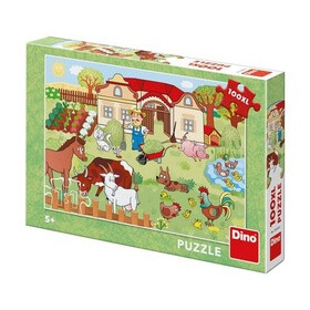 Puzzle Zvířátka na statku - 100 XL dílků - neuveden