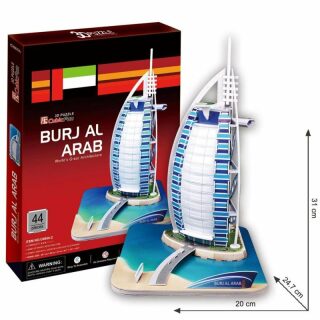 Puzzle 3D Burj Al Arab/46 dílků - neuveden