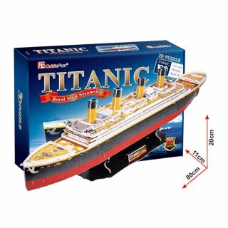 Puzzle 3D Titanic 113 dílků - neuveden
