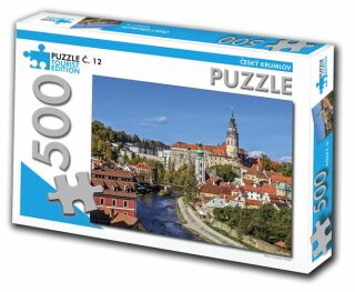 Puzzle č. 12 - Český Krumlov - 500 dílků - neuveden