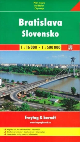 Slovensko + Bratislava mapy (1:500.000, 1:16 000) - neuveden