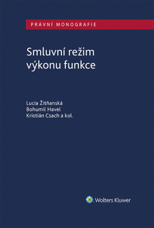 Smluvní režim výkonu funkce - autorů kolektiv