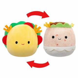 Squishmallows 2v1 Tacos Tex a Burrito Bernardo 13 cm - 