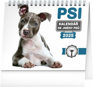 Stolní kalendář Psi - se jmény psů 2025 - neuveden