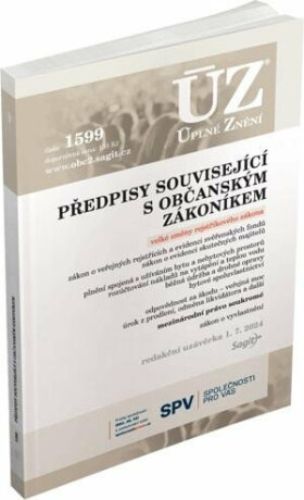 ÚZ 1599 Předpisy související s NOZ - 