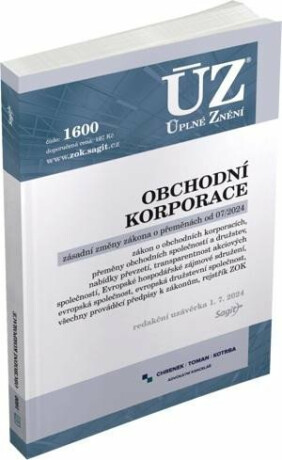 ÚZ 1600 Obchodní korporace - 