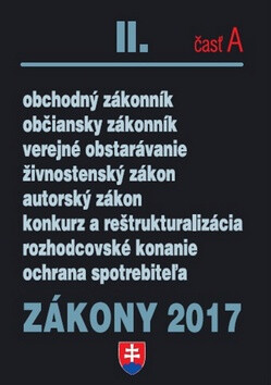 Zákony 2017 II. časť A - 