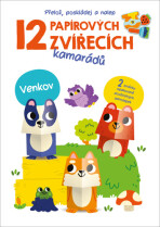 12 papírových zvířecích kamarádů Venkov - 