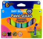 Little Brian Paint Sticks - Zářivé barvy 6 ks - 